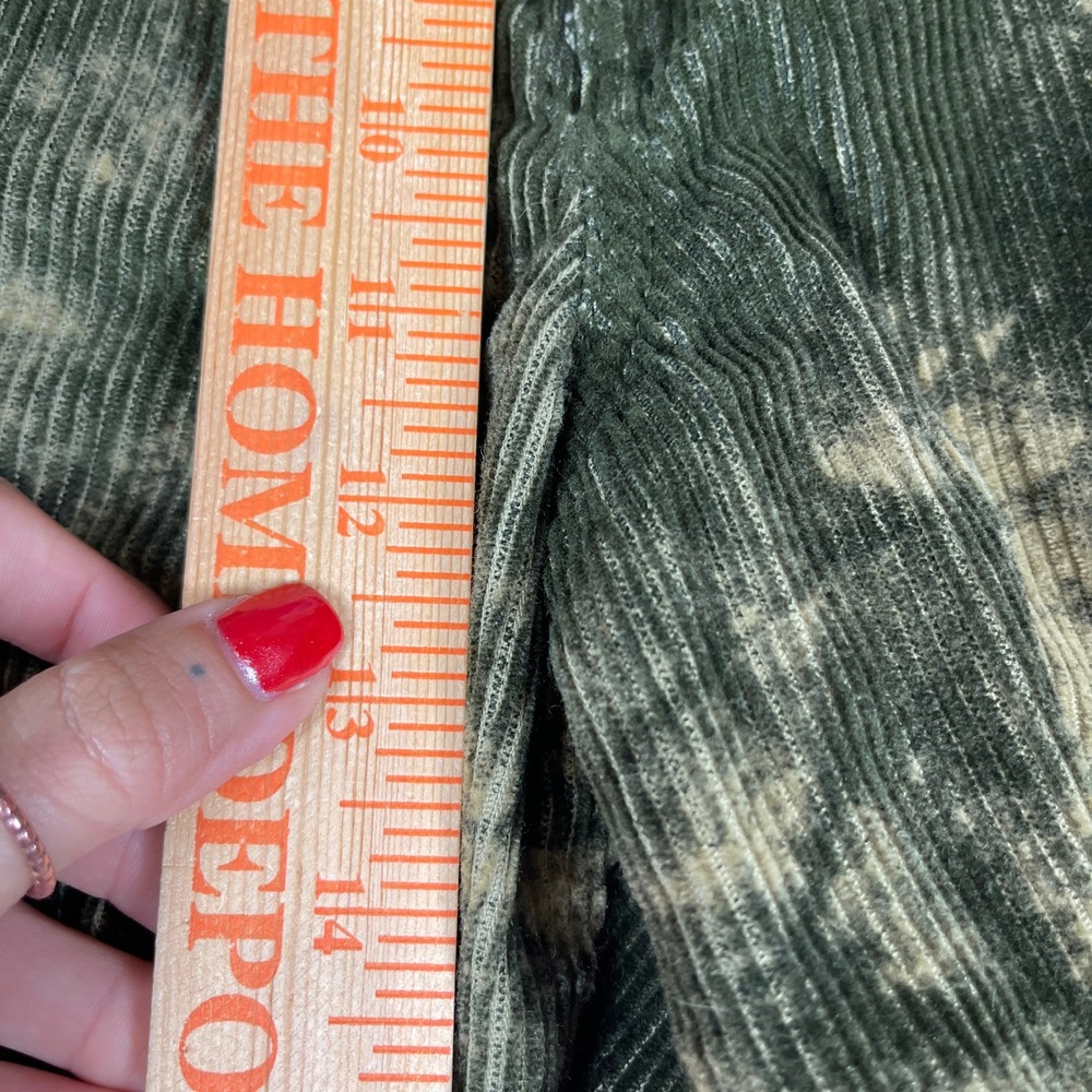 Vans Corduroy Loose Tapered Tie Dye Cargo Pants Mens 34 Olive Green - Picture 10 of 15